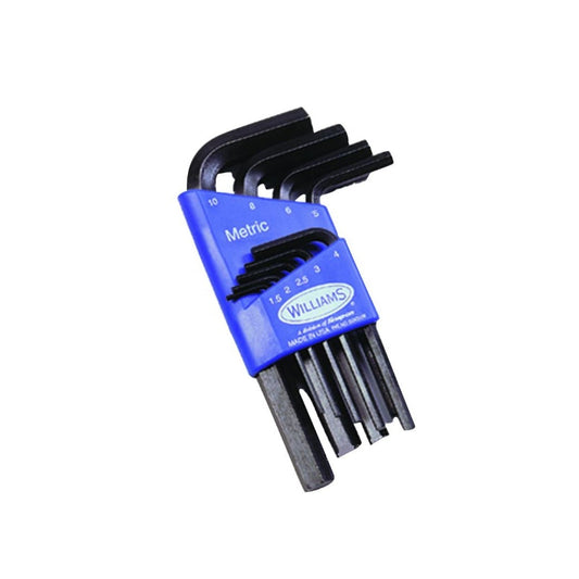 Juego de Llaves Allen de 1.5 mm a 10 mm - "WILLIAMS" (EE. UU.)