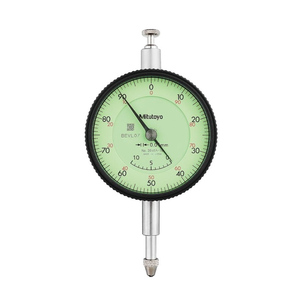 Reloj Comparador Puntero Ajustable 10mm Mitutoyo - Lectura 0.01mm