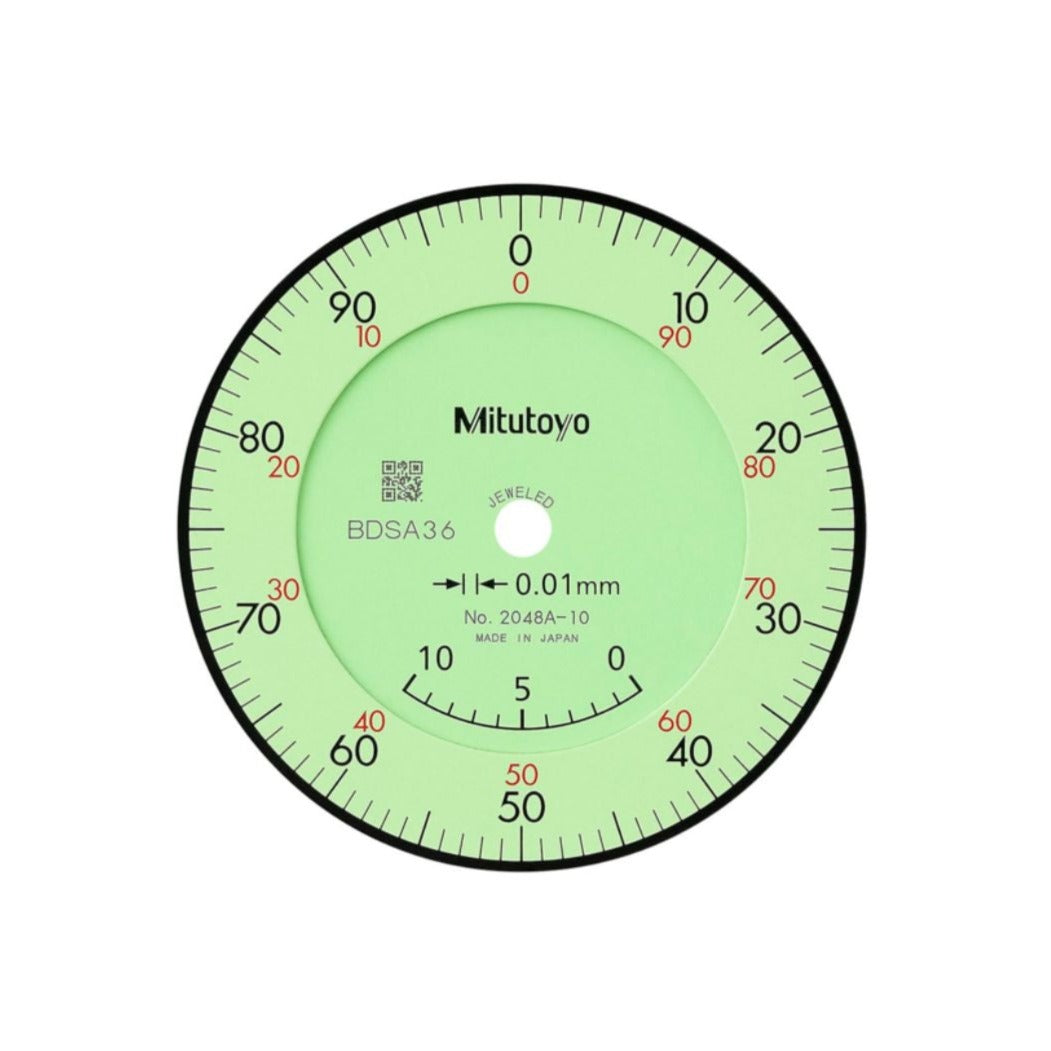 Reloj Comparador Puntero Ajustable 10mm Mitutoyo - Lectura 0.01mm