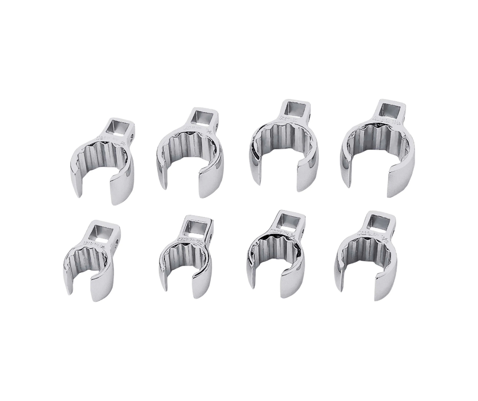 Llaves de pie abocardada encastre de 3/8''12 cantos de 5/8'' a 1.1/16'' (8PZA) ''SNAP-ON'' U.S.A