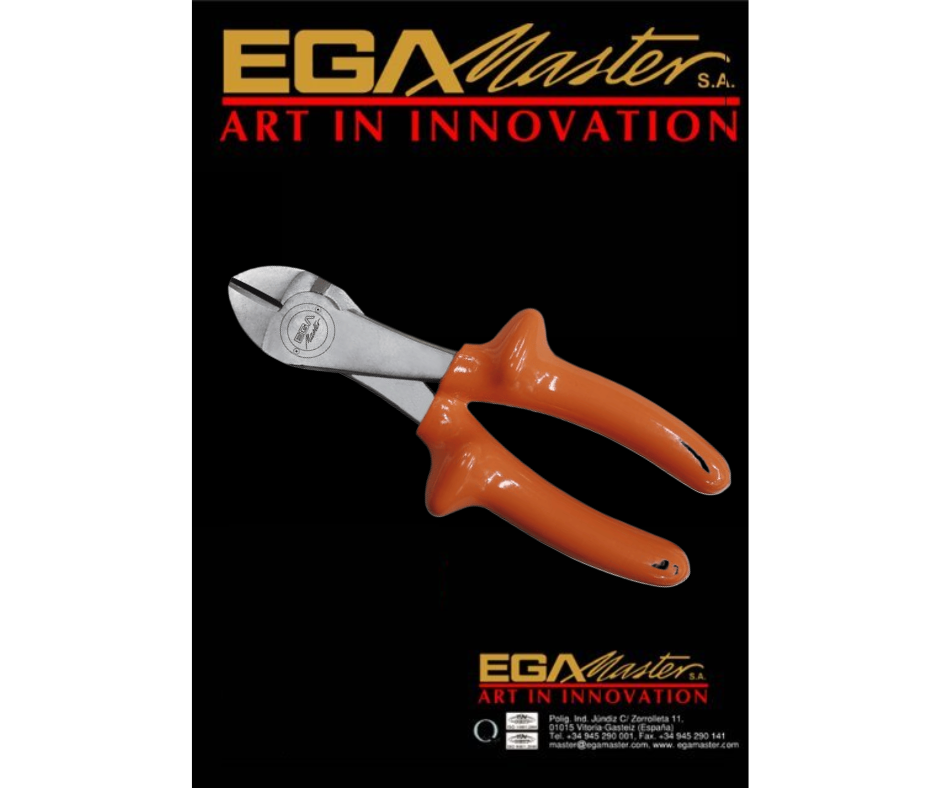 Alicate Corte Diagonal Reforzado 180mm TITACROM® AISLADO 1000 V