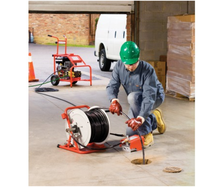 Equipo para Desagüe RIDGID KJ-3100 (2'' - 10'') – 3000 PSI con Carrete Portátil