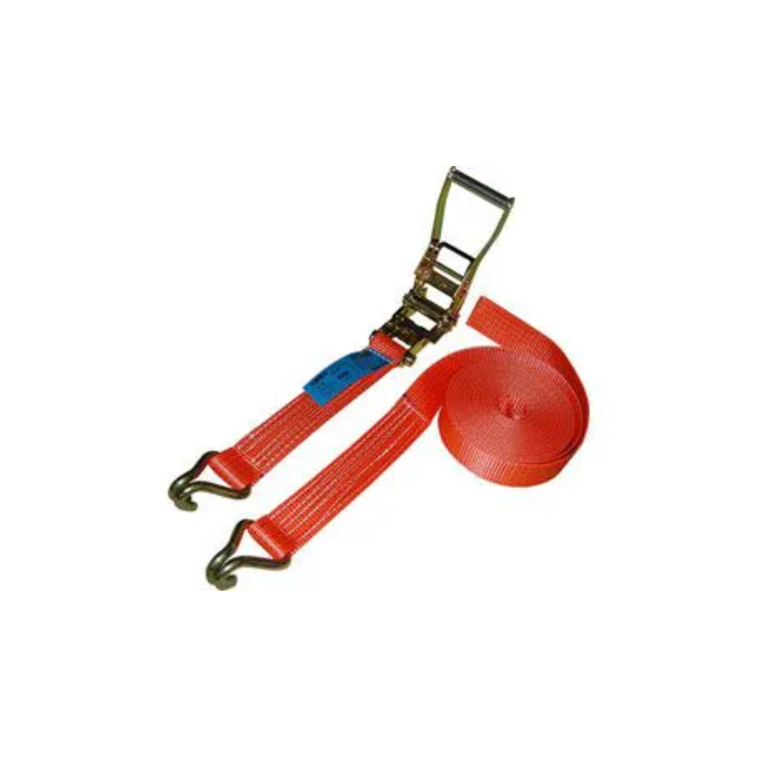 Tensador de Carga Levtec TRIK 4" x 9M con Chicharra y Gancho Tipo J - Capacidad 10 Tn