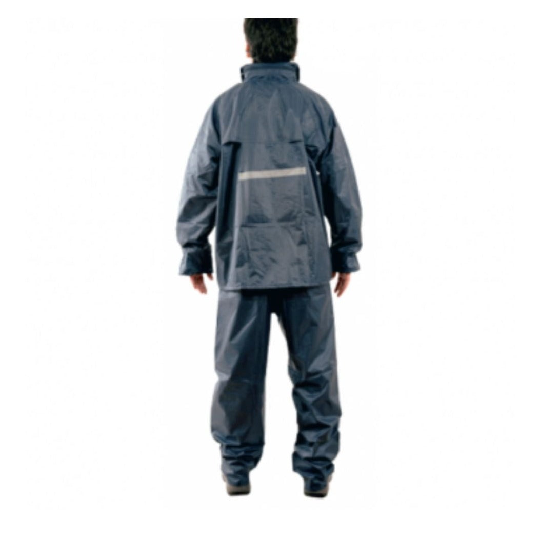 Impermeable Color Azul Ejecutivo