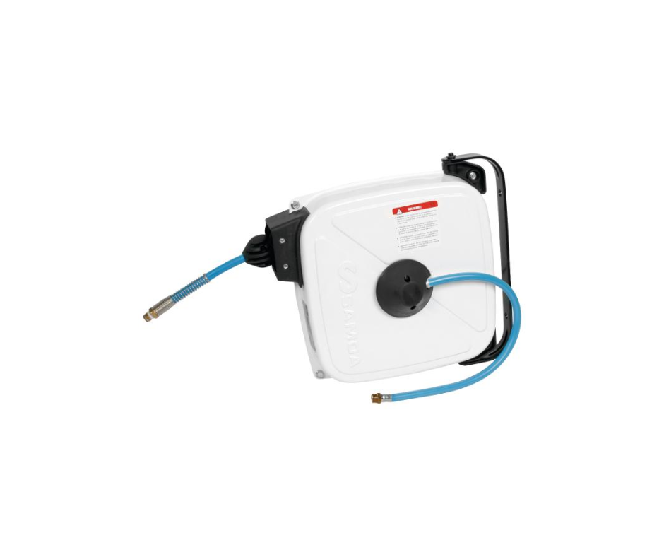 Enrollador de Manguera Compacto SAMOA RM-38 15m x 8mm, 3/8 para Aire