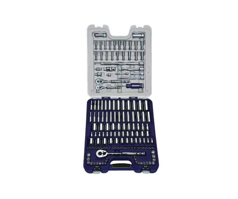 Juego de llaves de 1/4 ", 3/8" y 1/2 "- 6 y 12 puntos 146 pza "WILLIAMS"