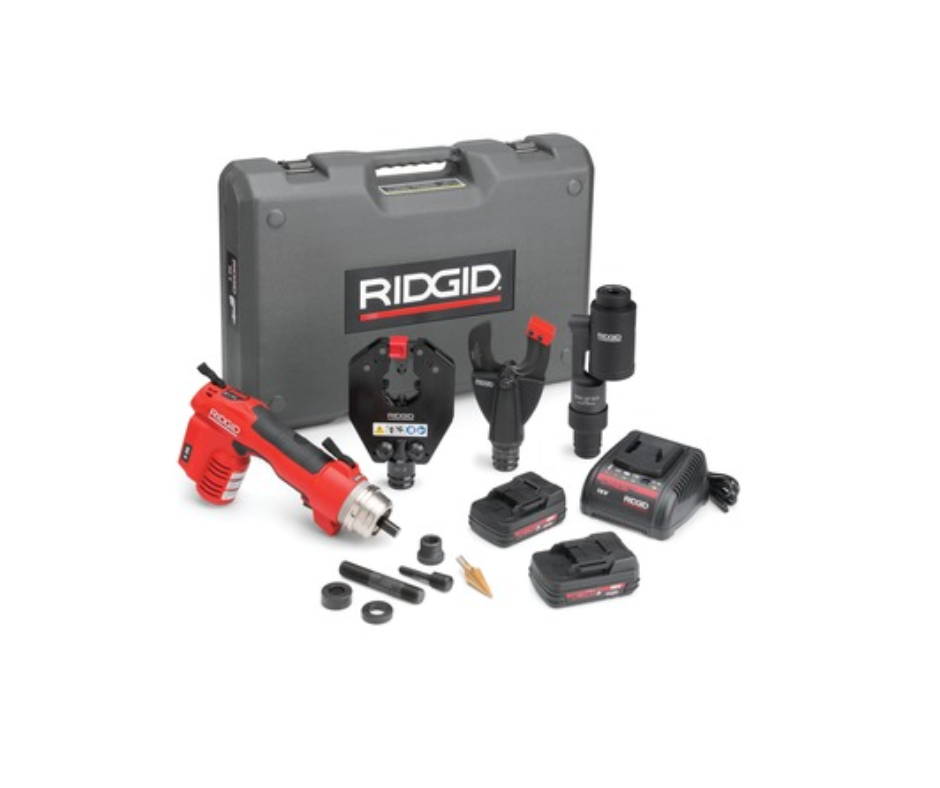 Juego de Herramientas Eléctricas RIDGID RE 6 Cortar, Engarzar y Perforar
