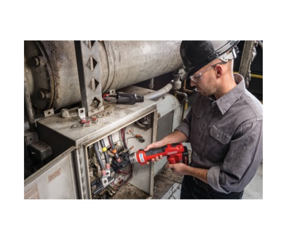 Juego de Herramientas Eléctricas RIDGID RE 6 Cortar, Engarzar y Perforar