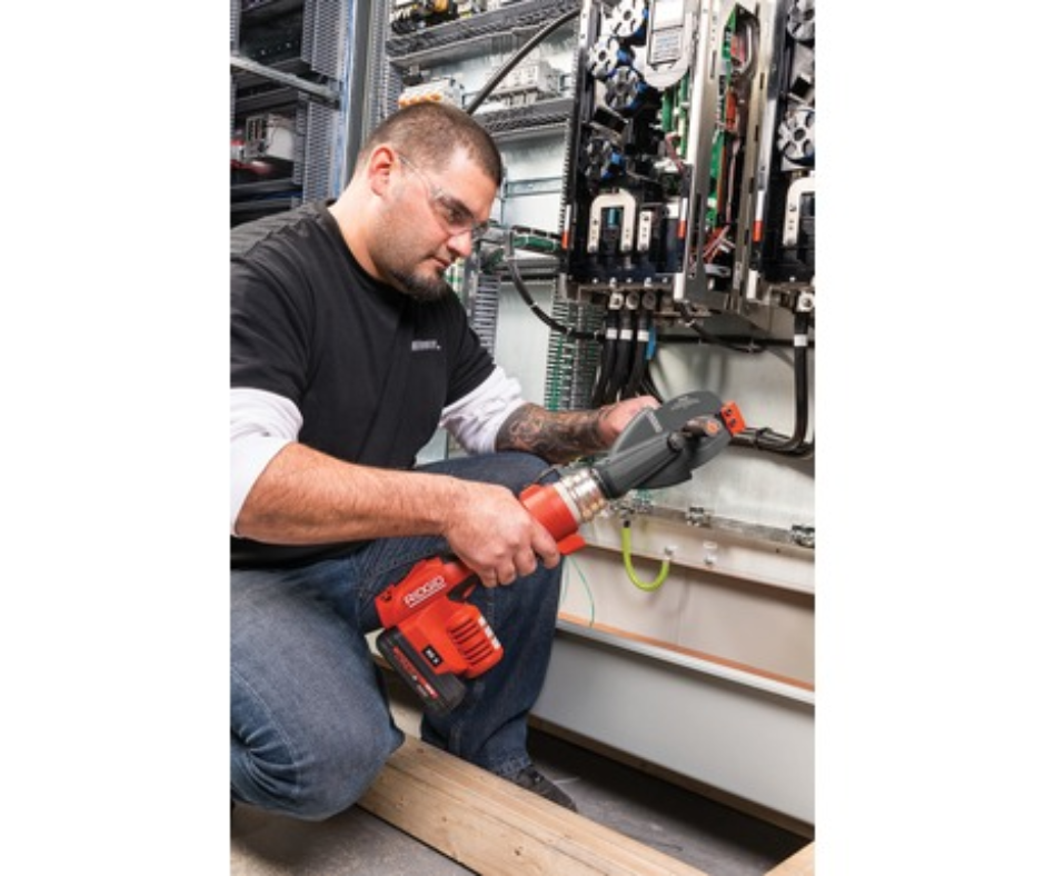 Juego de Herramientas Eléctricas RIDGID RE 6 Cortar, Engarzar y Perforar