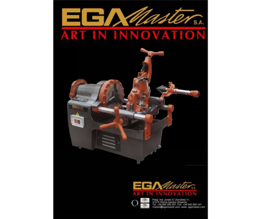 Roscadora electrica 1/4" - 2" NPT Mod. 50 220 - 240V  50-60 Hz "EGA MASTER"