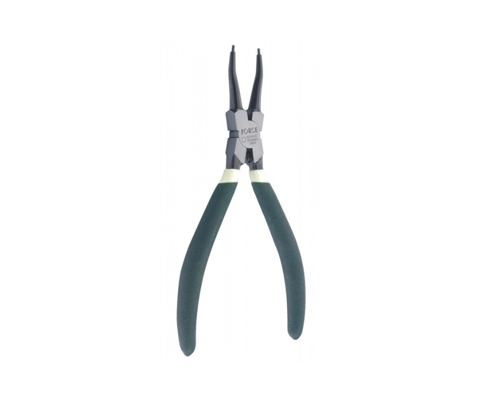 Alicate para anillo de retención, punta externa recta de 7'' ''FORCE'' (TAIWÁN)