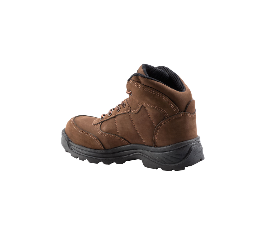 Botin seguridad dielectrico, fabricado en cuero Nubok y suela PU, Mod. HIKER Cumple ASTM F2413 "WESTLAND"