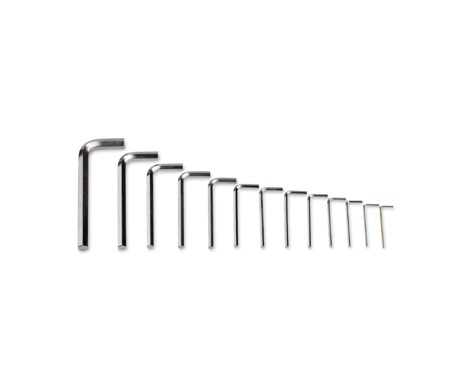 Llaves tipo L en pulgadas de 0.050'' - 3/8'' (13 Pzas.) ''SNAP-ON'' (U.S.A)