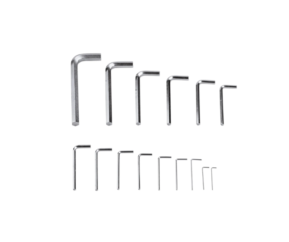 Llaves allen hexagonales de 0.028'' a 3/8'' (15 Pzas) ''SNAP-ON'' (U.S.A)