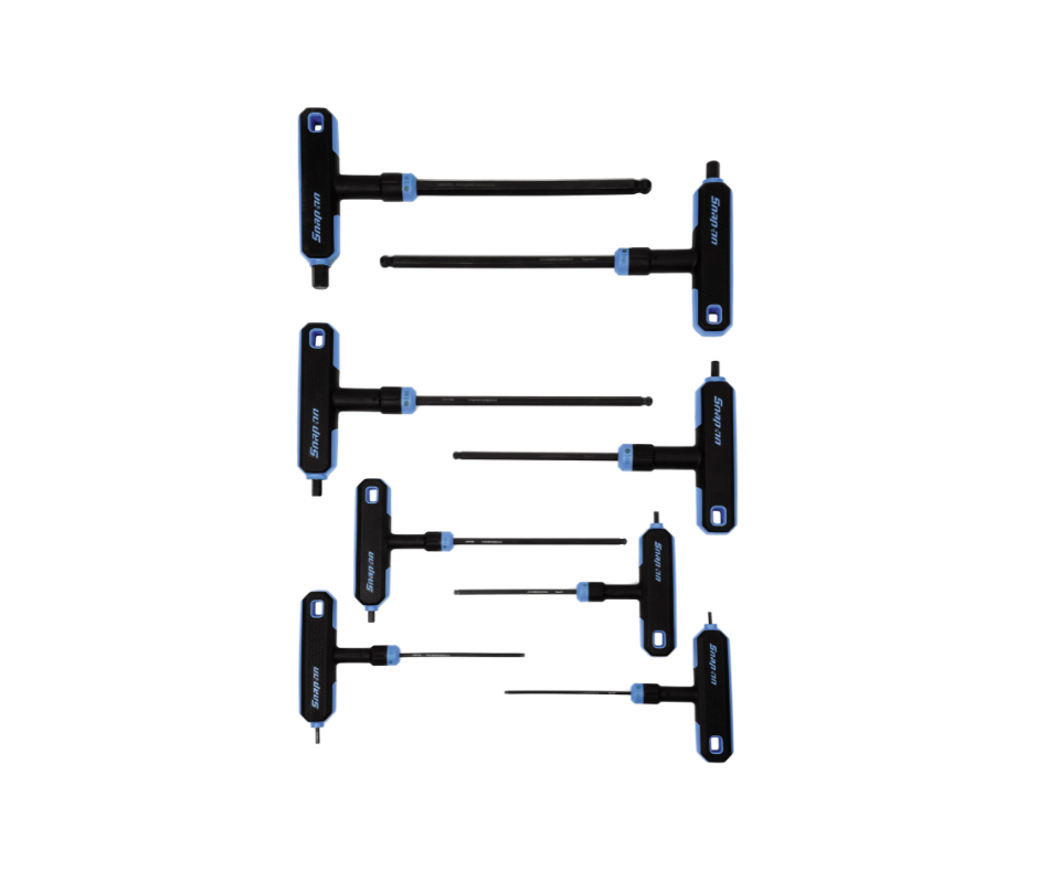 Llave Allen Hexagonal Métrica en T y L (8 Pzas.) SNAP-ON