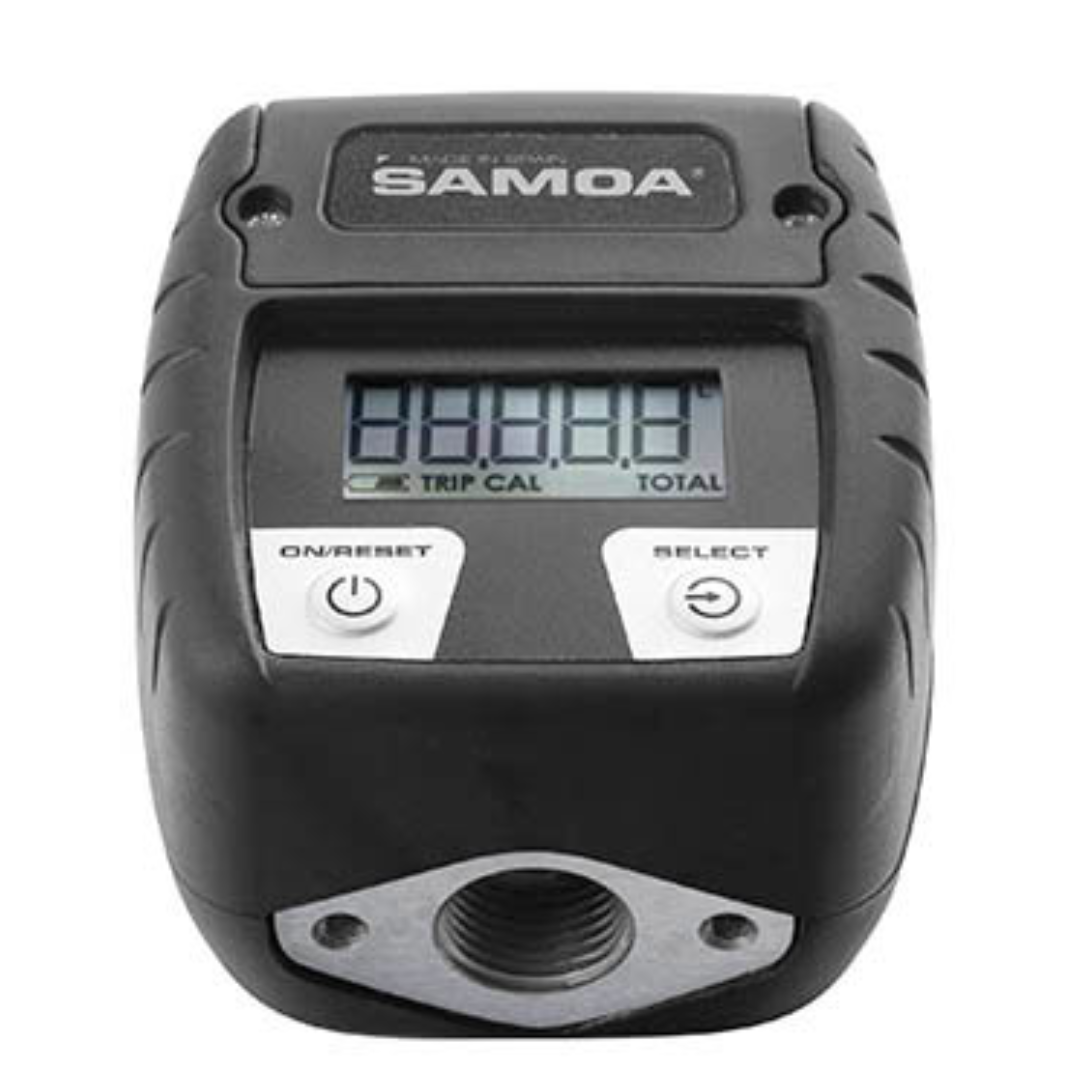 Contador Volumétrico Electrónico 30 l/min en Aluminio