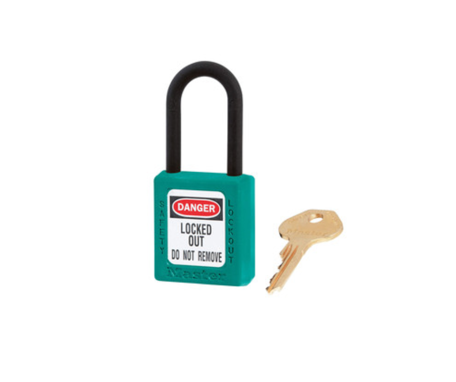 Candado de Seguridad Dieléctrico Antichispa (406TEAL - Verde Azulado)