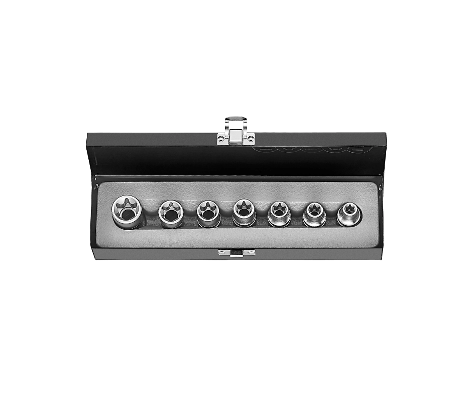 Juego de Dados Torx Hembra 1/2" FORCE (4071)
