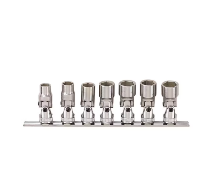 Juego de Dados Cortos FORCE 3/8" (7 Pzas SAE)