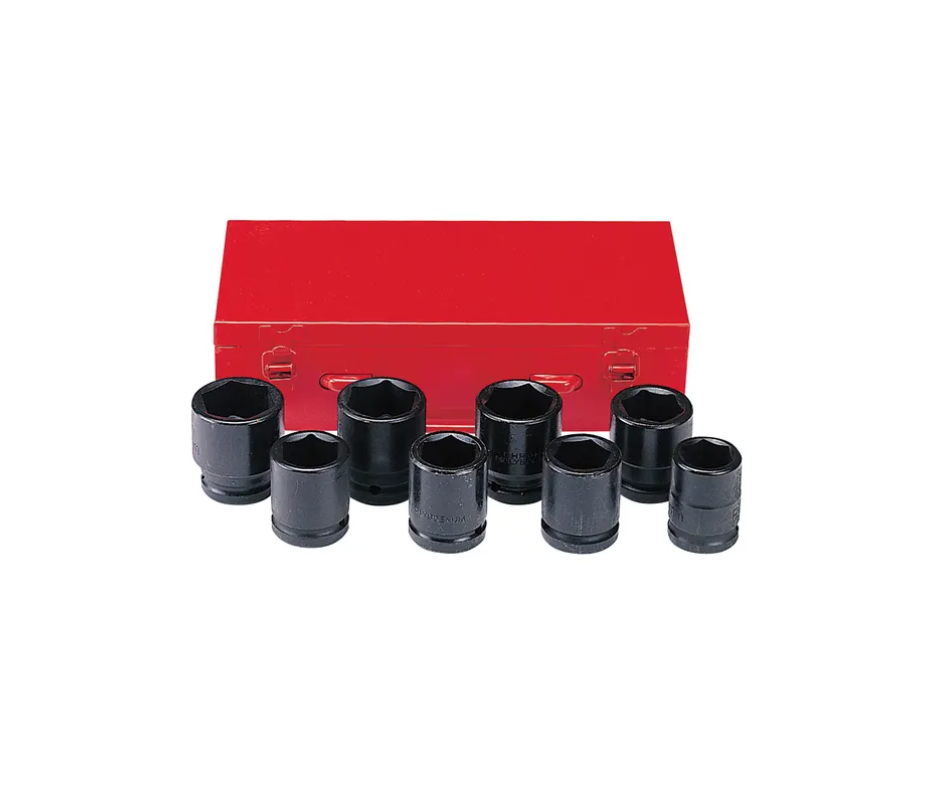 Juego de Dados de Impacto FORCE 3/4" (8 Pzas SAE)