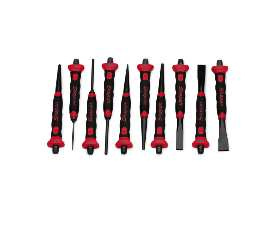 Cinceles y punzones con protector (10 Pza) ''SNAP-ON''(USA)