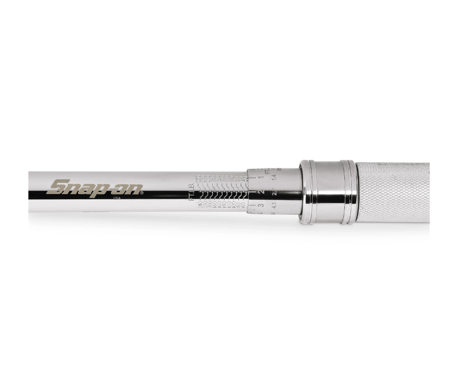 Torcometro encastre 1/2'' de 50 - 250 lbs/pie, 75 - 332Nm tipo Clik''SNAP-ON'' (U.S.A)