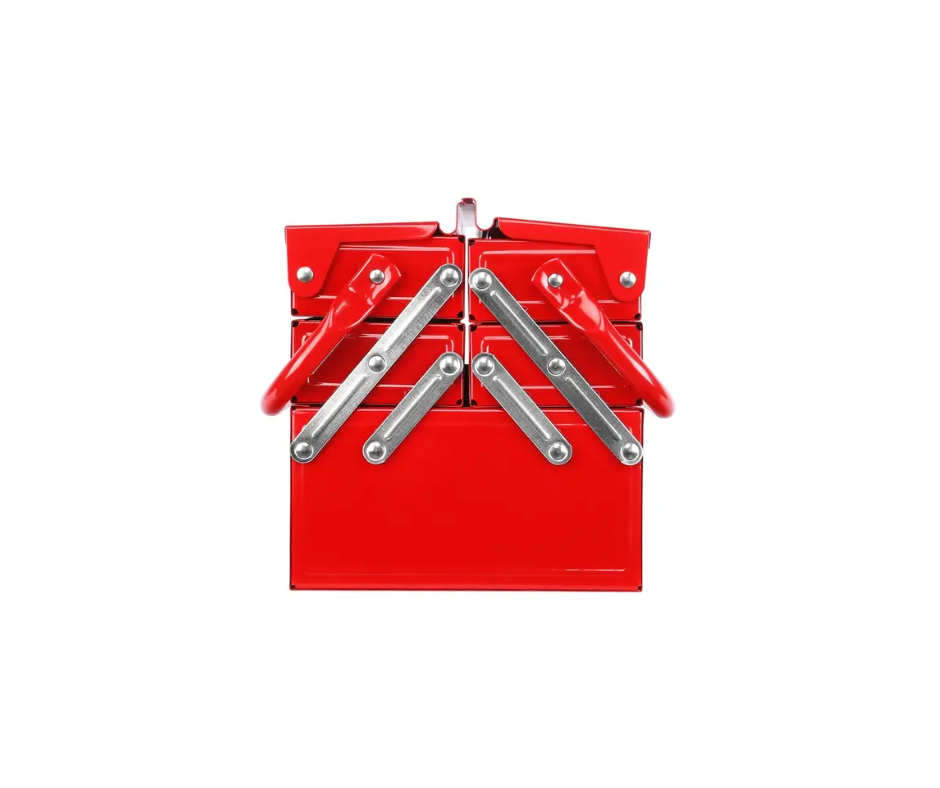 Caja de Herramientas Metalica 21" plegable "RONIX"