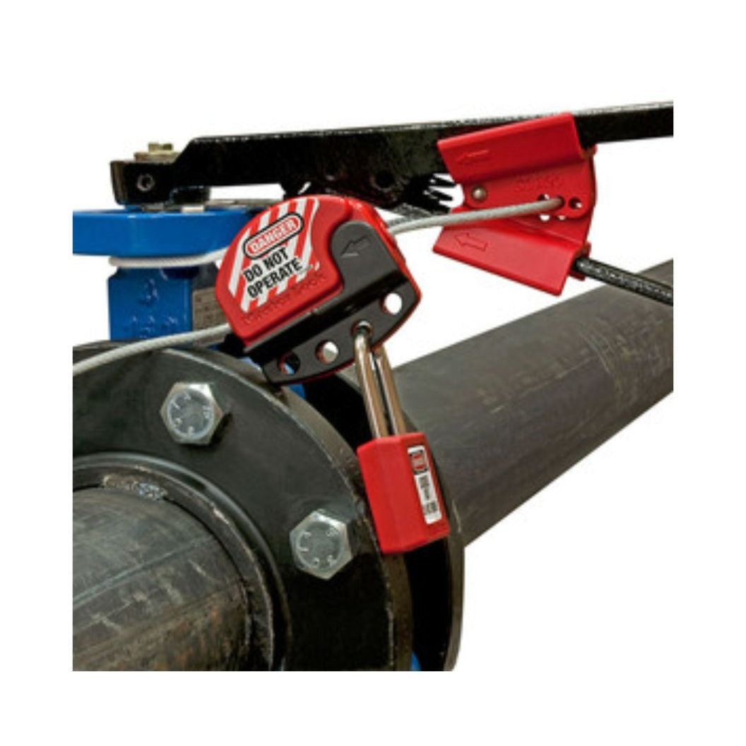 Bloqueador de Válvulas Mariposa con Cable MASTER LOCK
