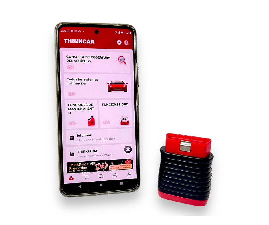 Scanner automotriz c/Bluetooth "THINKCAR"