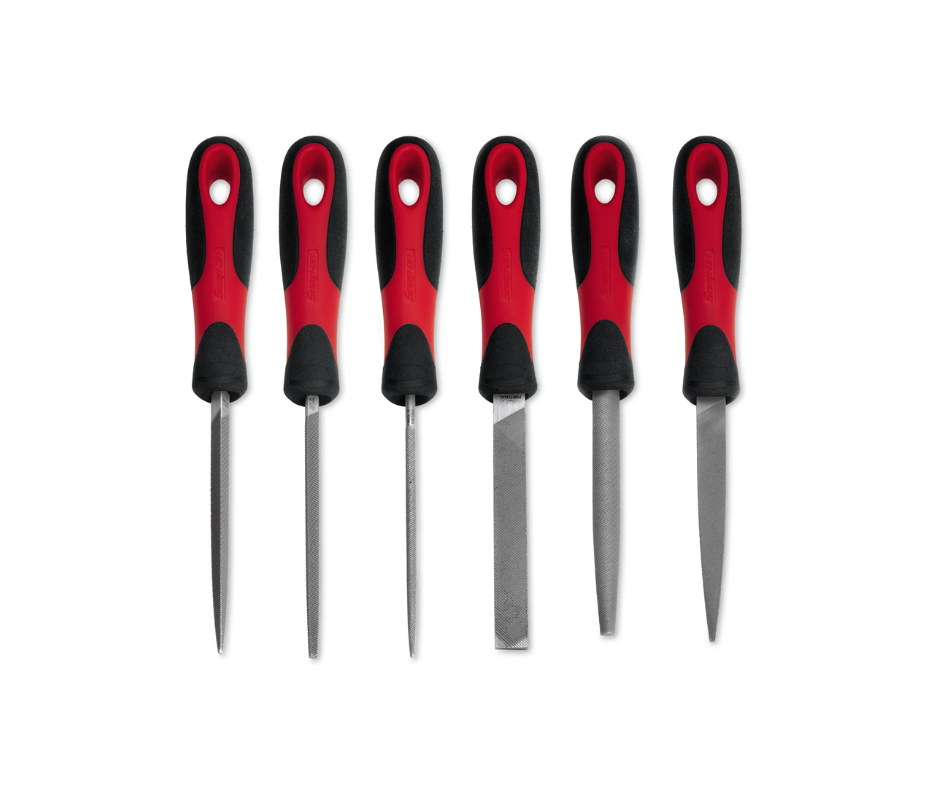 Limas mango ergonomico (6 Pzas.) ''SNAP-ON'' (U.S.A)