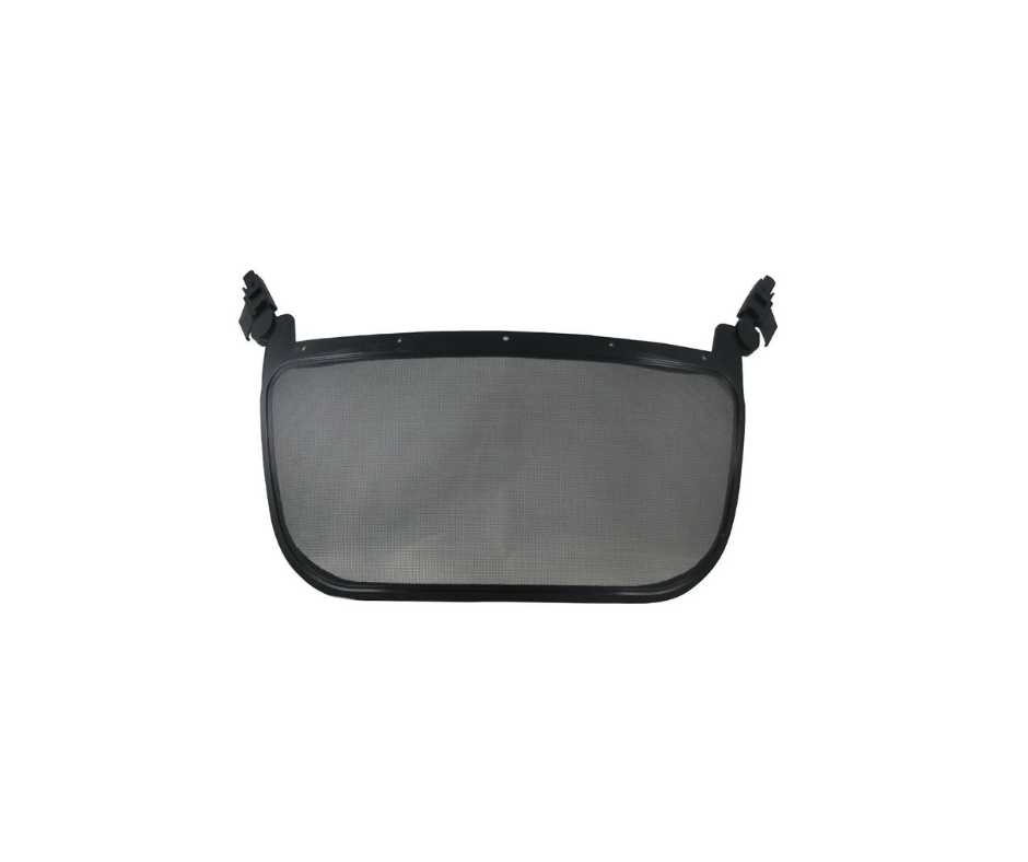 Visor de Malla Metálica para Uso Forestal 8'' x 15'' Adosable al Casco