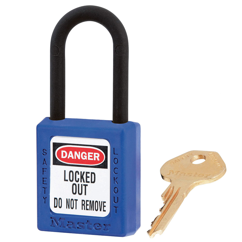 Candado Termoplástico Dieléctrico Antichispa Llave Diferente MASTER LOCK