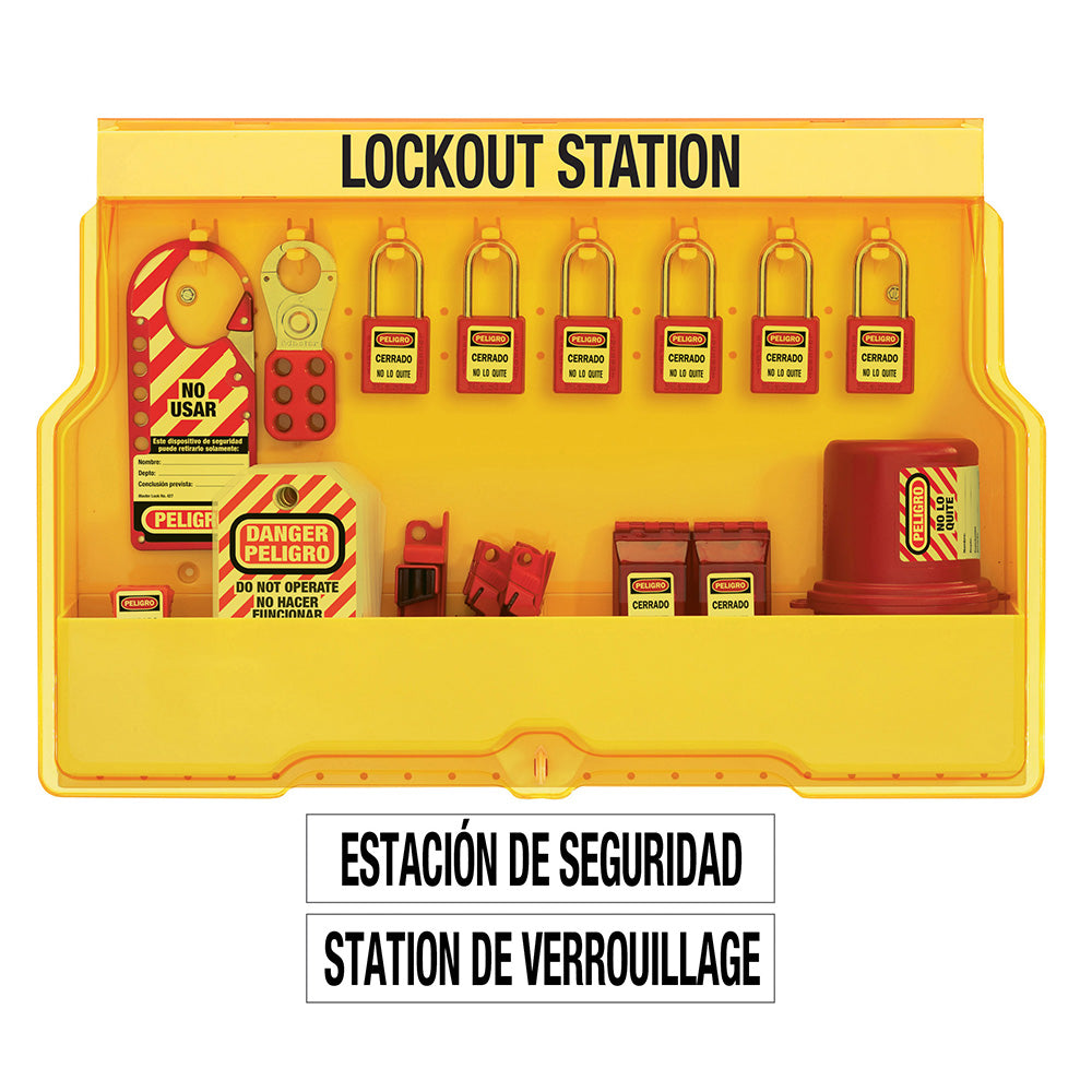 Estación de Candados Termoplásticos Enfoque Eléctrico Zenex 'MASTER LOCK'