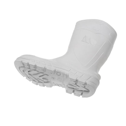 Bota de PVC Blanca sin puntera de acero
