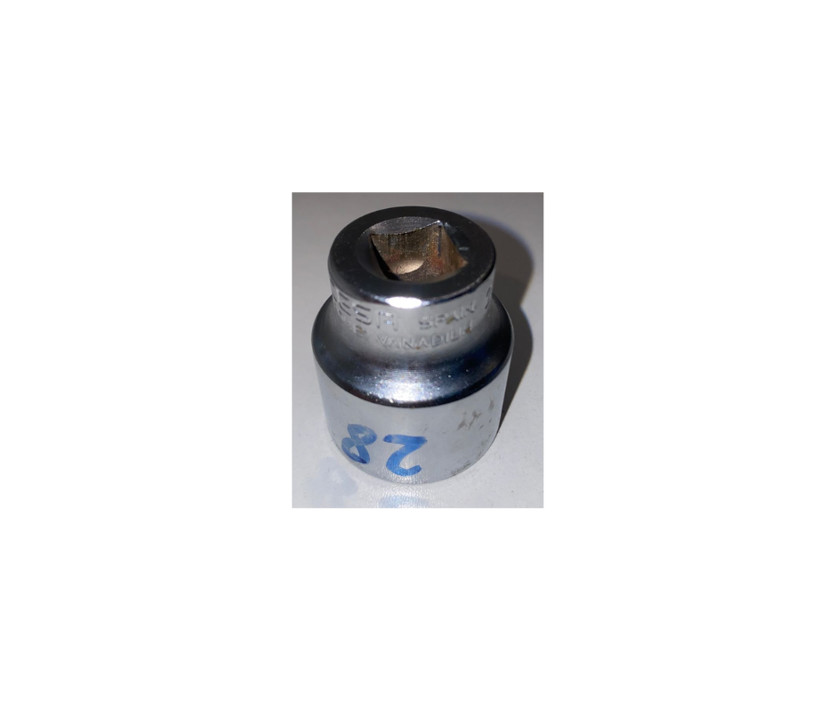Llave de Tubo 12 Cantos Encastre de 1/2'' 28 mm ''ACESA'' (ESPAÑA)
