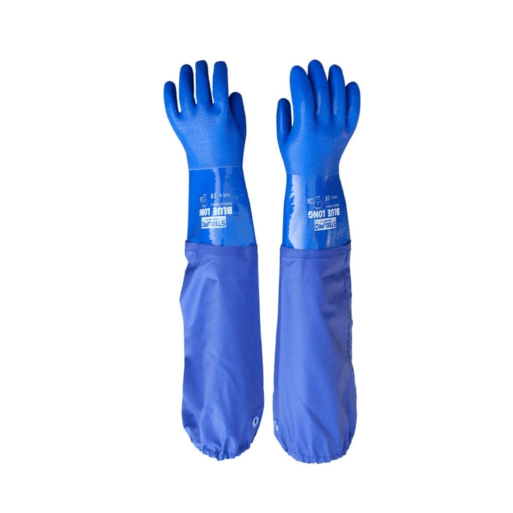 Guante de Protección PVC Azul Uso General Blue Long