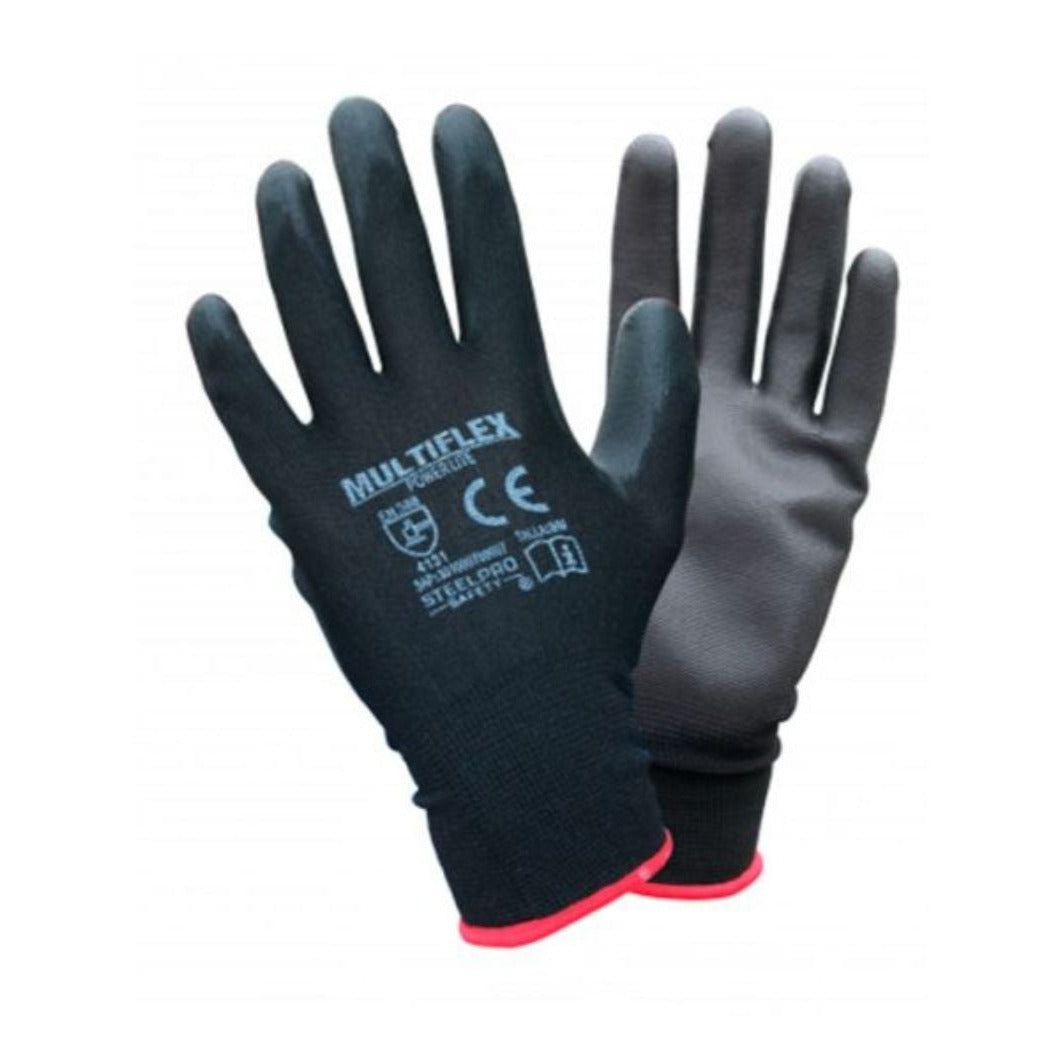 Guante de Protección Poliéster con Palma PU Multiflex Power Lite