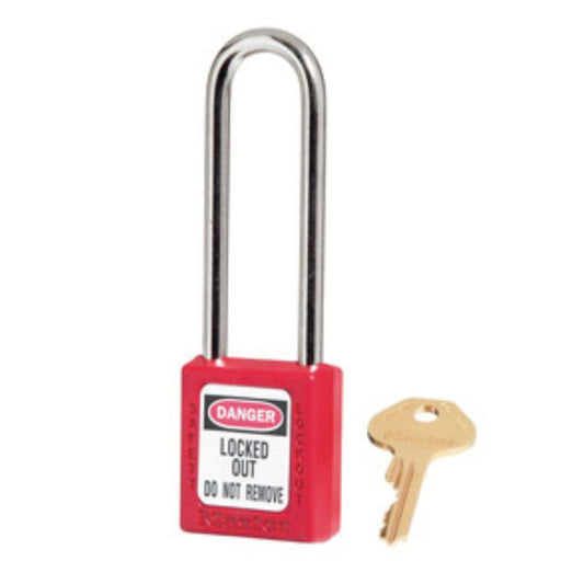 Candado de Bloqueo Liviano de Seguridad 1/4'' x 3'' Amarillo MASTER LOCK