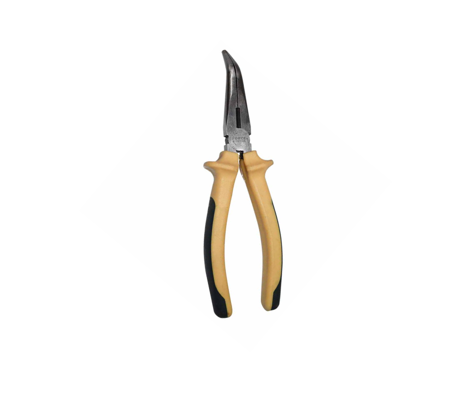 Alicate de Punta Curva Mango Ergonómico de 8'' ''FORCE'' (Taiwán)