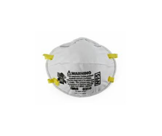Respirador 3M 8210 N95 Contra Polvos y Neblinas sin Válvula