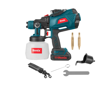Pistola de Pintar Inalámbrica 20V HVLP RONIX 8604