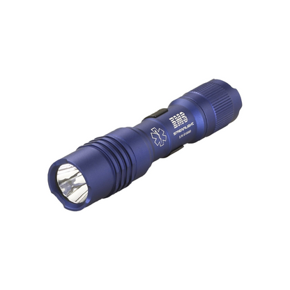 Linterna LED para uso de servicios medicos color Azul lúmenes Mod. PRO-TAC 3,6/36 horas largas.