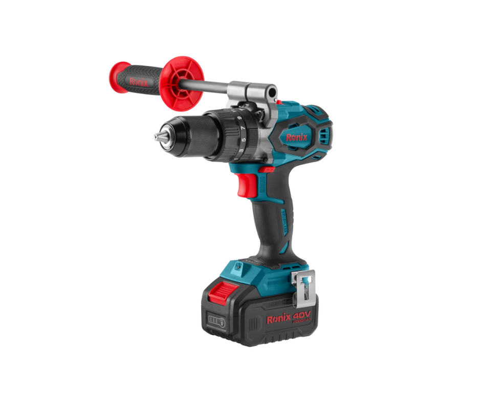 Taladro Percutor Inalámbrico 40V Brushless RONIX 8905