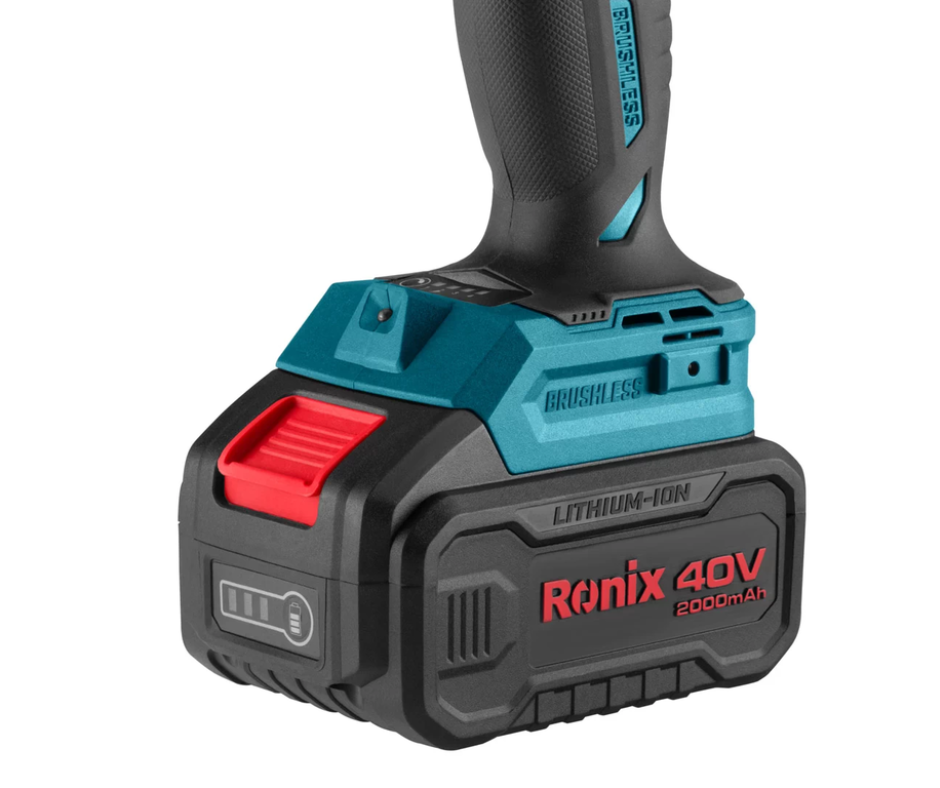 Taladro Percutor Inalámbrico 40V Brushless RONIX 8905
