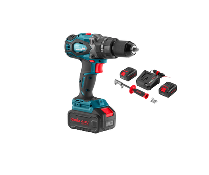 Taladro Percutor Inalámbrico 40V Brushless RONIX 8905