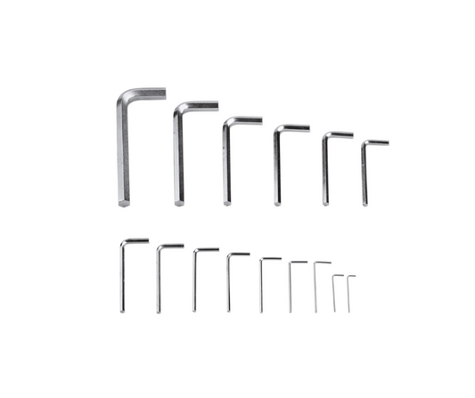 Llaves allen hexagonales de 0.028'' a 3/8'' (15 Pzas) ''SNAP-ON'' (U.S.A)
