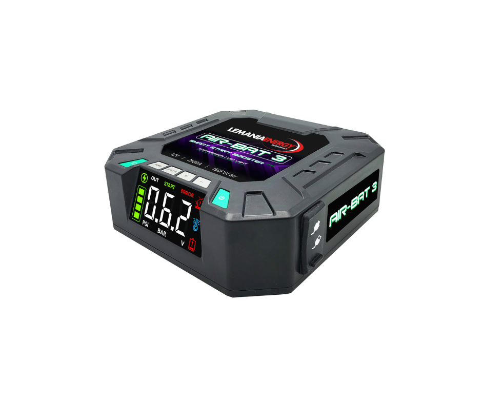 Arrancador y Compresor 12V LEMANIA AirBatt-3 (74Wh)