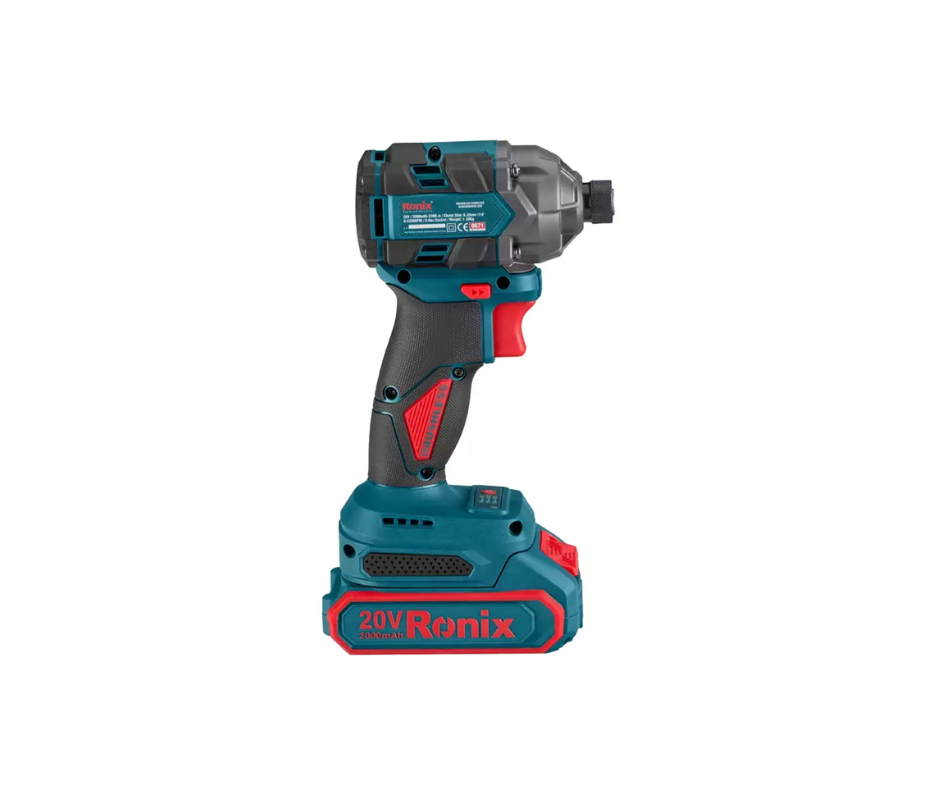Atornillador de Impacto Inalámbrico 20V Brushless RONIX 8671