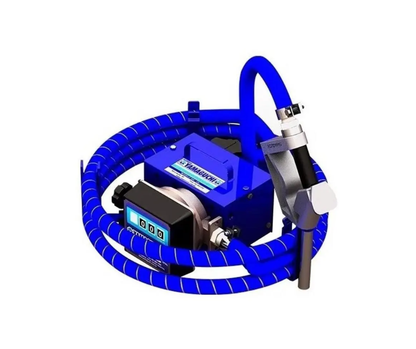 Bomba para diesel de 12 V. con manguera en espiral de 3 m en la salida y medidor "YAMAGUCHI"
