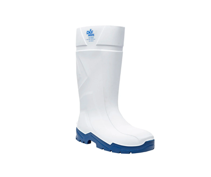 Botas de Poliuretano Defender DF 710 Blancas (Puntera de Acero)